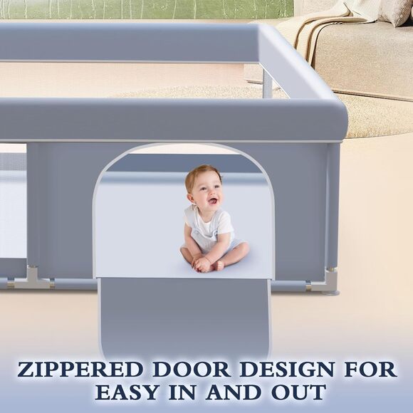 New Baby Playpen, Toddler or Pet Play Yard 63 x 50 - Picture 4 of 7